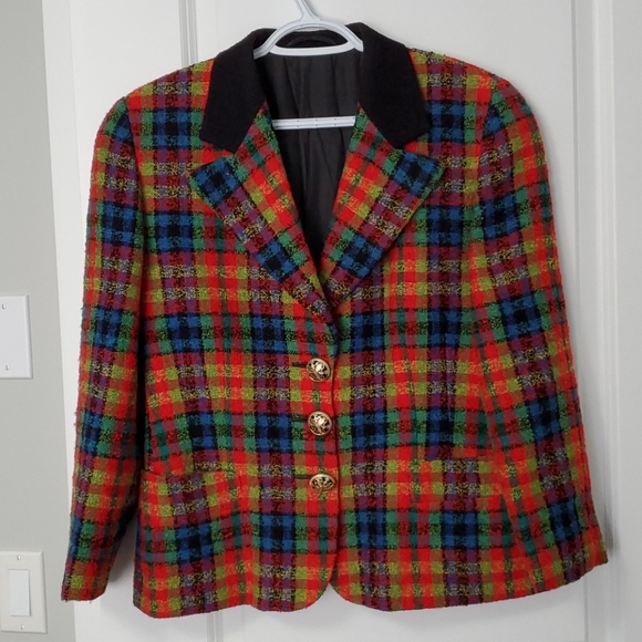 Boucle multicolor jacket - Picture 1 of 5